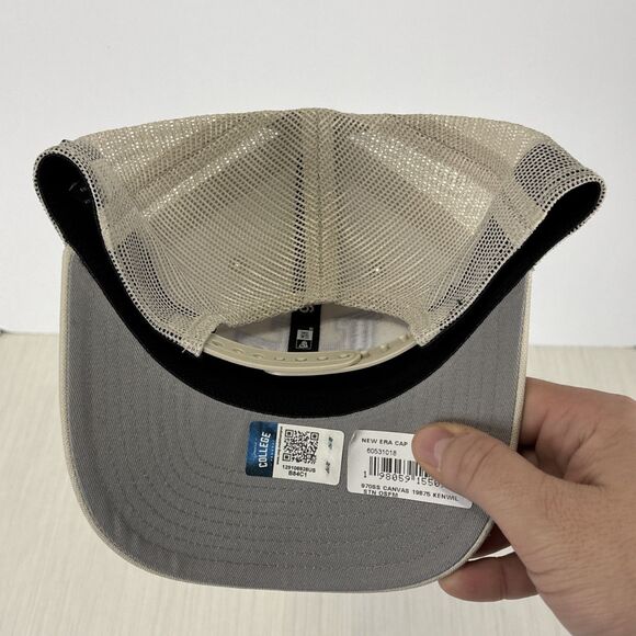 New Era Stone Kentucky Wildcats Canvas 9SEVENTY Stretch-Snap Adjustable NEW - Picture 5 of 6